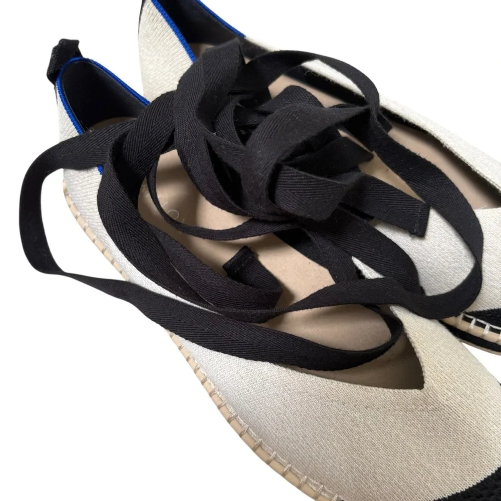Rothy's Boardwalk Espadrille Flats Shoes NWOT
